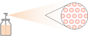 霧状になると燃焼しやすくなる。 霧状になると燃焼しやすくなる。