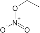 硝酸エチルの構造式