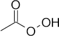 過酢酸の構造式